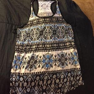 ❌SOLD ❌Aztec  razor back tank top