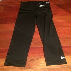 Nike Pro Capris - black spandex. Brand new
