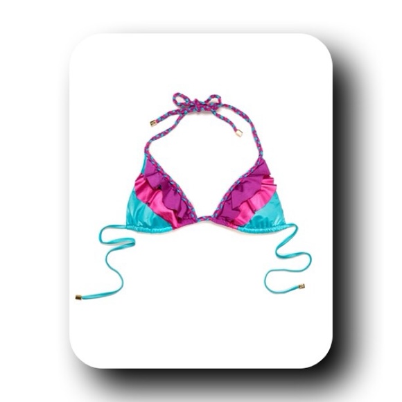 Beach Bunny Lovin You is Fun Bikini Top in Aqua