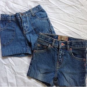 bundle denim shorts