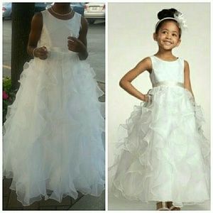 David's Bridal White Dress