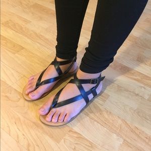 Urban Outfitters Black Sandals! Size: 7