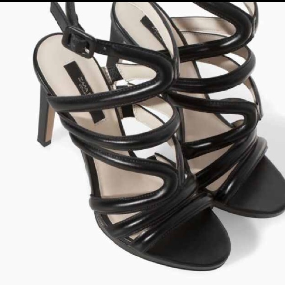 FOUND 👏👏 Zara Strappy High Heel Sandals 7.5