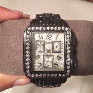 XOXO Gunmetal watch