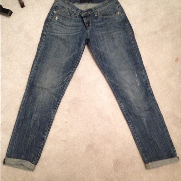 Worn ONE time. Boyfriend cut. Rock and Republic.