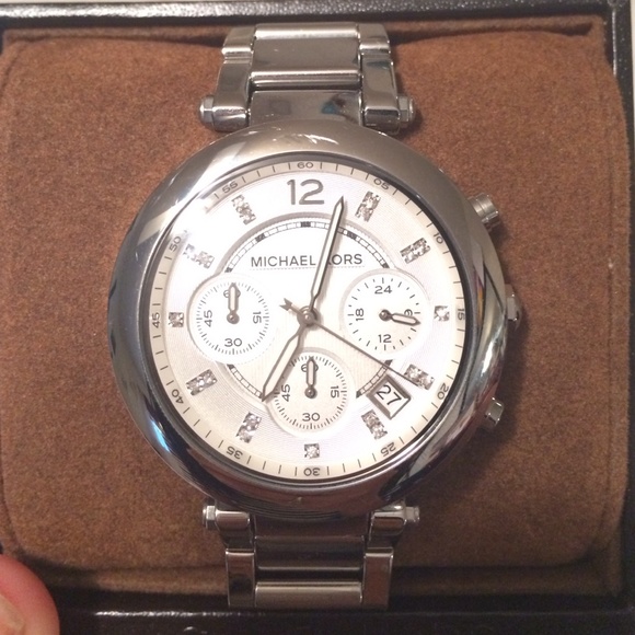 Michael Kors Silver watch 100% Authentic