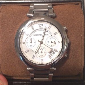 Michael Kors Silver watch 100% Authentic