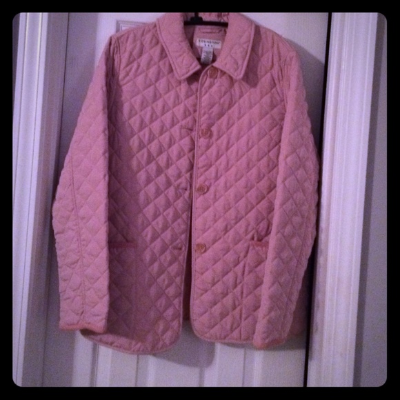 Pink quilted jacket