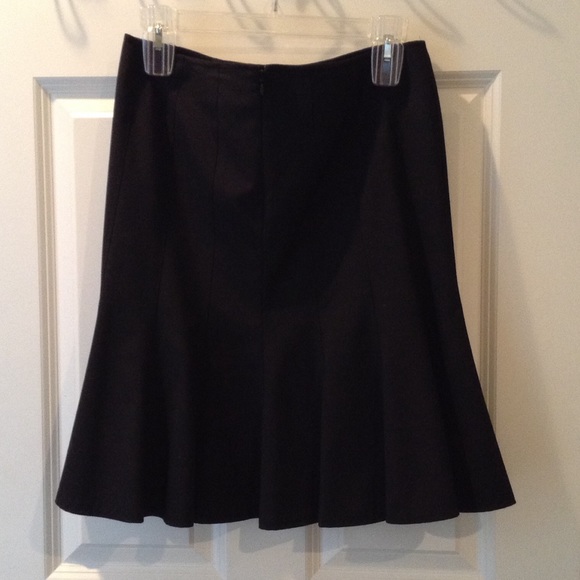 Feminine Black Flair Skirt