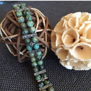 Sterling and turquoise bracelet