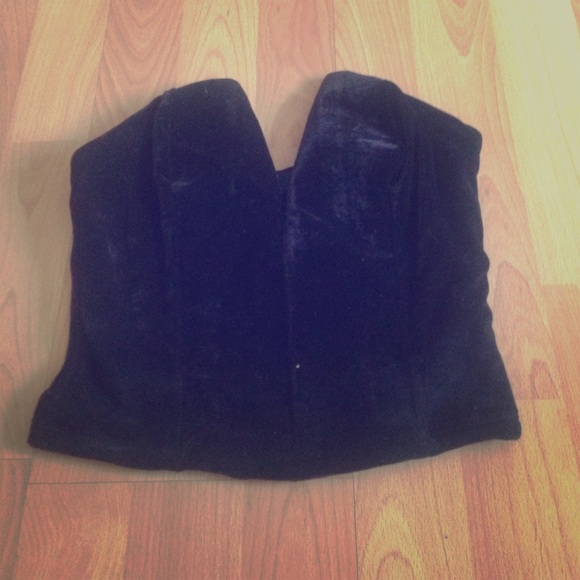 Black Velvet Top