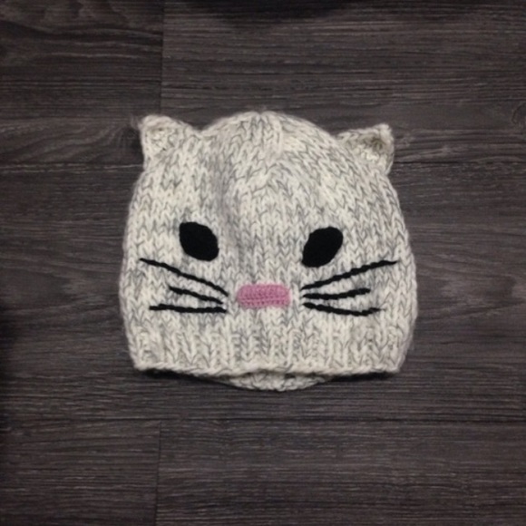Bundle-- kitty beanie & floral kimchi blue dress