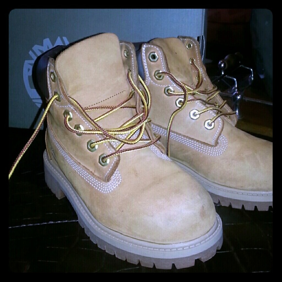 Kids timberland boots sz 12.5
