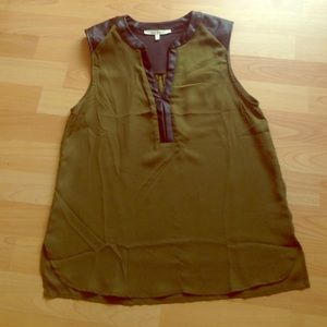 Green and Leather Tank