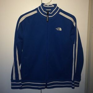 Northface track jacket royal blue