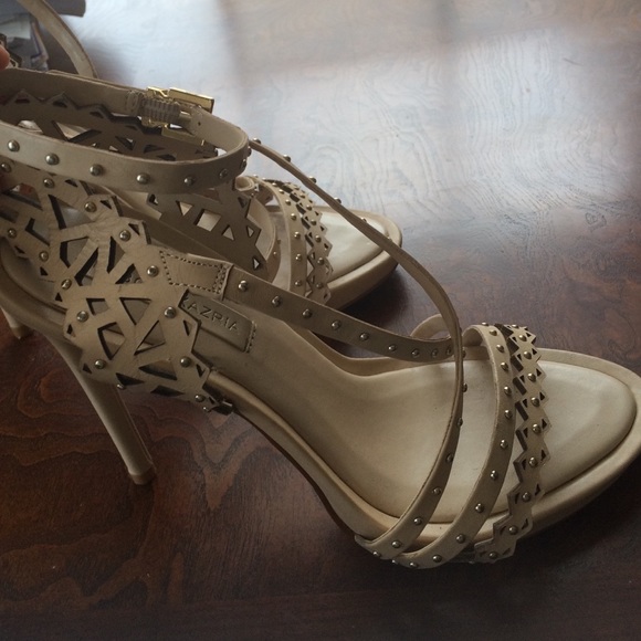 SOLD BCBG Strappy Studded Sandal - Picture 5 of 6