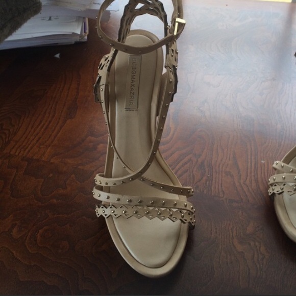 SOLD BCBG Strappy Studded Sandal - Picture 4 of 6