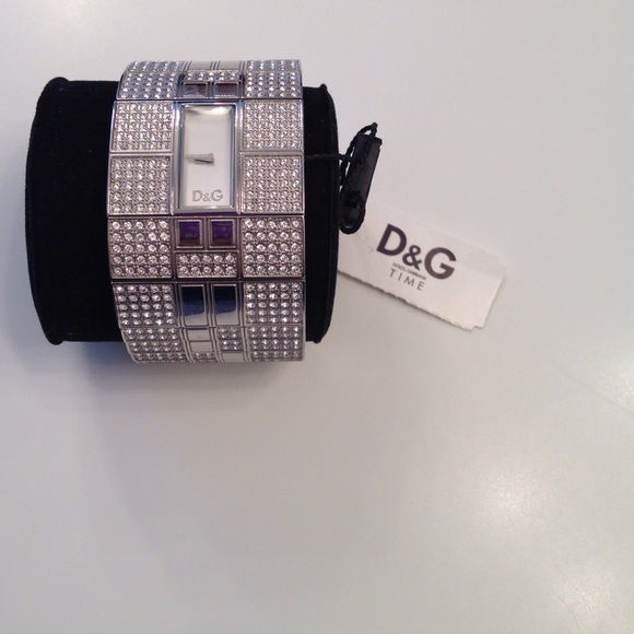 DG diamond cuff watch