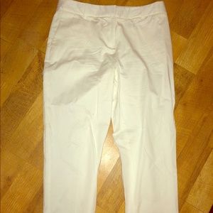 White Crop Pants