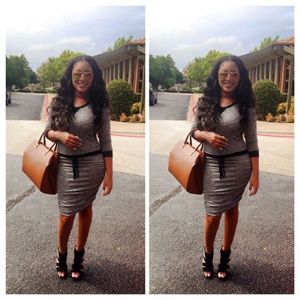 Black ➕ Grey ,Jogger Material Dress