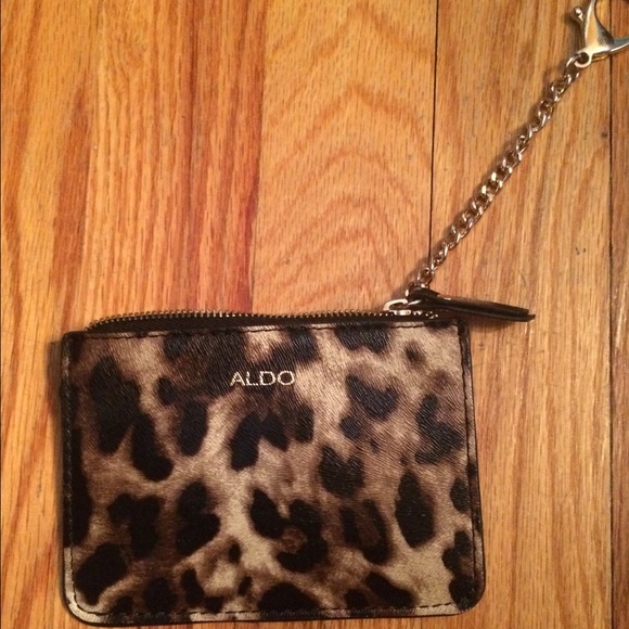 REDUCED!!! Brand NEW! ALDO Leopard key pouch!