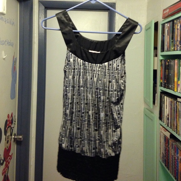 Black dress top