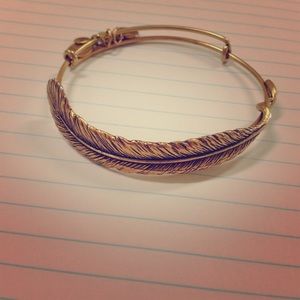 Alex and Ani plume feather bangle
