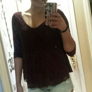 ?Just Showing? American Eagle Top