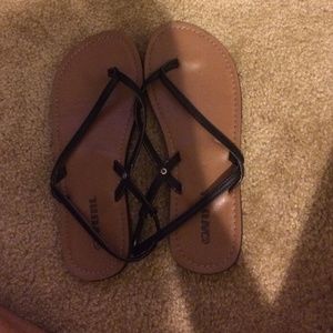 Great sandals, black/Brown,