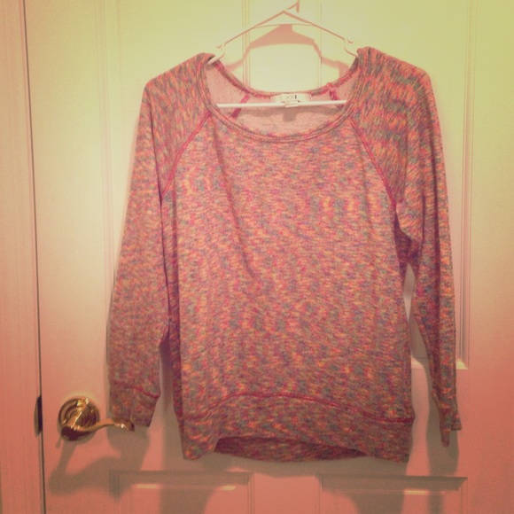 Rainbow sweater size small from forever 21