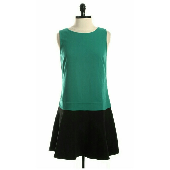 Greem and Black Loft Dress
