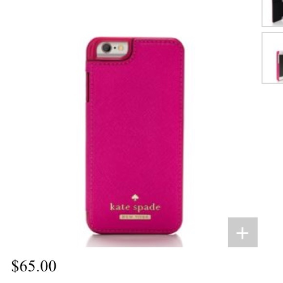 Kate spade pink iPhone 6 case with card holder