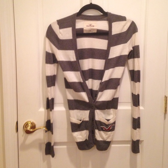 Long button up sweater from Hollister, size XS.