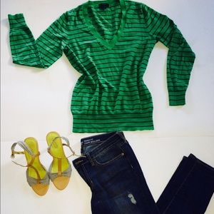 J. Crew NWOT Striped Long Sleeve Sweater