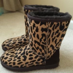 Leopard authentic UGGS Size 8