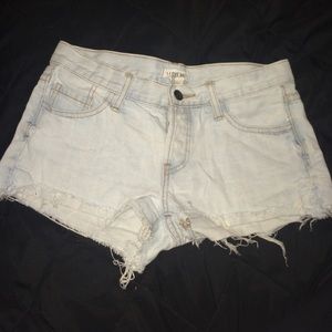 Denim shorts