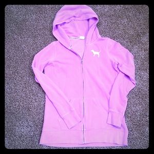 VS PINK TUNIC SWEATSHIRT