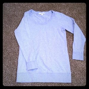 Gray tunic sweatshirt