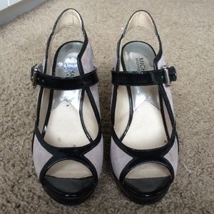 MICHAEL Michael Kors peep toe pumps!