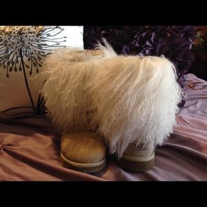 Authentic UGG Australia Furry Boots Size 10