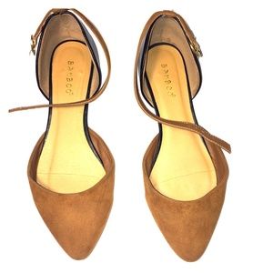 Bamboo brown & black sandals