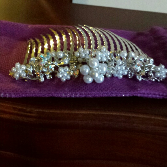 Beautiful beaded comb