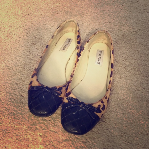 Steve Madden cheetah flats
