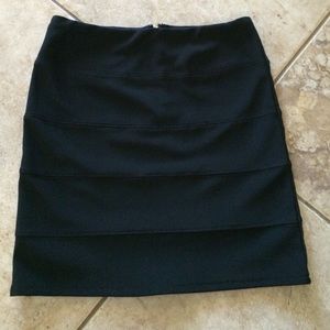 Black pencil skirt
