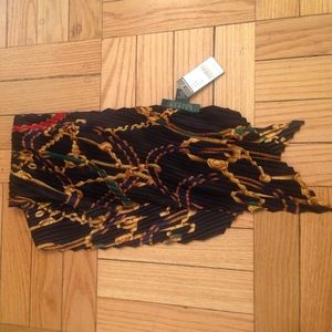 Lauren Ralph Lauren Equestrian Print Silk Scarf