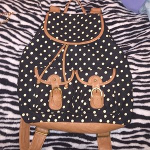Aldo Polka Dot Backpack