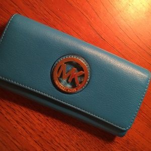 Michael Kors Teal Wallet