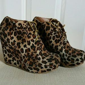 Cheetah Booties