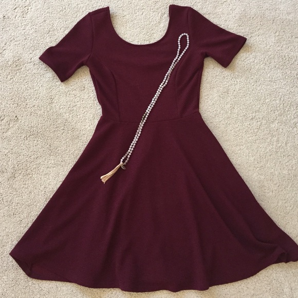 BP- Burgundy dress