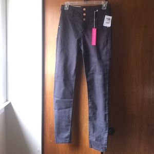 Charlotte Russe Night high-waisted denim. Size 8